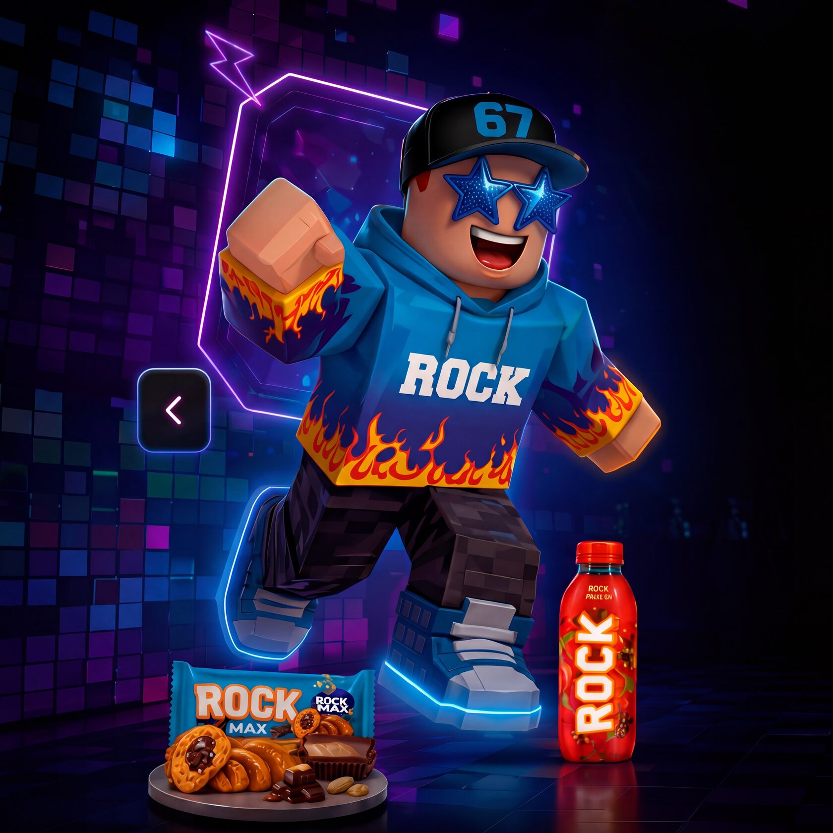 ROCK Birthday u Pixel Blox